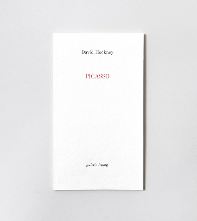 livre Picasso David Hockney